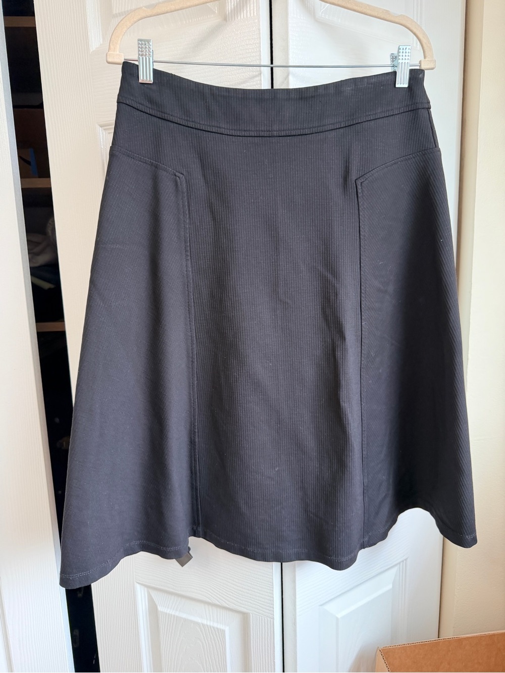Classic Black A-Line Women's Skirt